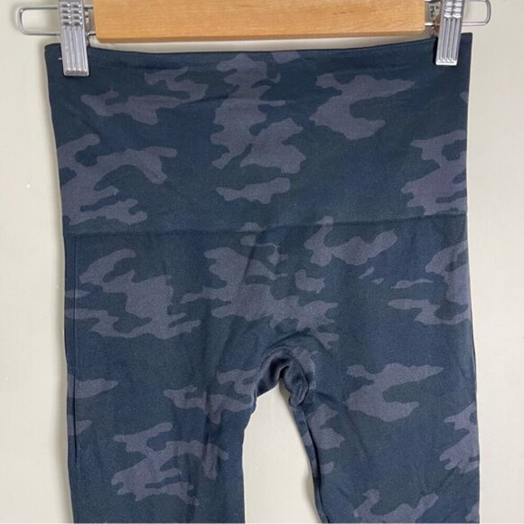 Spanx Look at Me Now Seamless High Waisted Shaping Leggings Camo Brown SZ Small - Picture 6 of 14